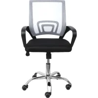 Кресло поворотное Ricci New, серый, сетка