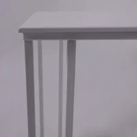 Стол журнальный ПРЕСТИЖ,  МДФ белый/белый, 400*300*585