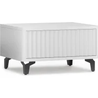 Стол-консоль SHTABE ROYAL 5001 эко, Белый-Белый-Черный