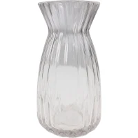 Ваза стеклянная BOW, прозрачный, 9*20см