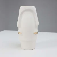 Ваза керамическая COLD, белый, 11*11*19,5см
