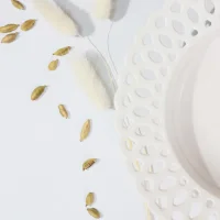 Тарелка глубока DELICATE, фарфор, белый, 20,3*3,8см