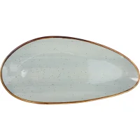 Блюдо овальное VITAL, фарфор, голубой, 36*17,5*2см