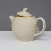 Чайник заварочный VITAL, фарфор, бежевый, 1,2л