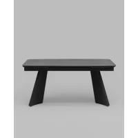 Стол обеденный Eliora 160-240х90 см графит сланец керамика