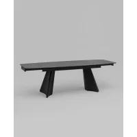 Стол обеденный Eliora 160-240х90 см графит сланец керамика