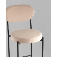 Стул Бриф Original N полубарный велюр бежевый 2 шт.