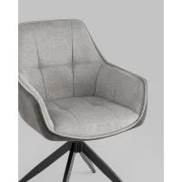 Стул обеденный Alba серый спинка иск.кожа 2 шт.