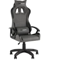 Кресло спортивное TopChairs Wyvern серо-черный