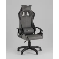 Кресло спортивное TopChairs Wyvern серо-черный