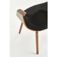 Стул HALMAR K396 черный/орех