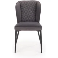 Стул HALMAR K399 серый/черный