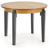 Стол обеденный HALMAR SORBUS дуб медовый/графит 100-200/100