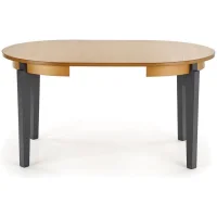 Стол обеденный HALMAR SORBUS дуб медовый/графит 100-200/100