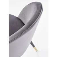 Стул HALMAR K315 серый/черный/золотой