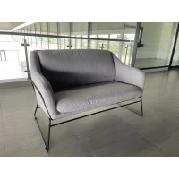 Софа HALMAR SOFT 2 XL серый/черный