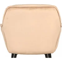 Стул барный SIGNAL CHERRY H-2 Velvet Bluvel 28 бежевый/черный мат