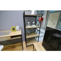 Стеллаж SIGNAL TABLO R4 дуб/т.коричневый, 140/60/40