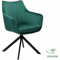Стул SIGNAL AZALIA Velvet Bluvel 78 зеленый/черный