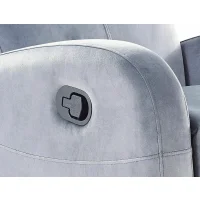 Кресло SIGNAL OLIMP Velvet Bluvel 14 раскладное, серый