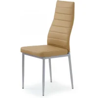 Стул HALMAR K70 св.коричневый/хром