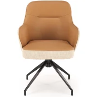 Стул HALMAR K527 коричневый/черный, поворотный