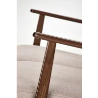 Диван HALMAR MILANO 2S tap. Castel 15 бежевый/орех