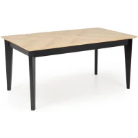 Стол обеденный HALMAR EDMONDO дуб/черный 160-240/90