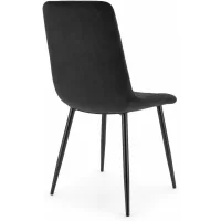 Стул SIGNAL TOM Velvet Bluvel 19 черный/черный