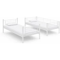 Кровать HALMAR BUNKY 90 двухъярусная, белый