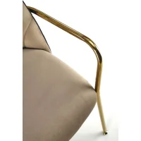 Стул HALMAR K500 бежевый/черный