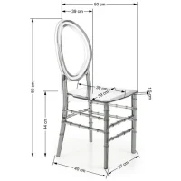 Стул HALMAR K513 дымчатый