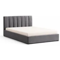 Кровать SIGNAL MONTREAL Velvet tap. 192 серый, 120/200