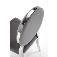 Стул HALMAR K555 серый/серебряный