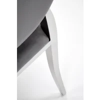 Стул HALMAR K555 серый/серебряный