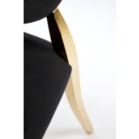 Стул HALMAR K556 черный/золотой