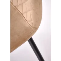 Стул HALMAR K608 бежевый/черный