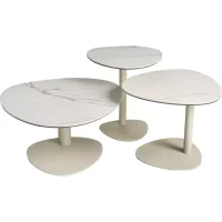 Стол журнальный SIGNAL CIAO C Ceramic бежевый Amazonia/кашемир 50/50