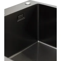 Кухонная мойка из нержавейки BLANTEK LS-5050B Nano black