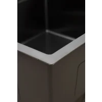 Кухонная мойка из нержавейки BLANTEK LS-5050B Nano black