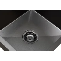 Кухонная мойка из нержавейки BLANTEK LS-5050HN Honeycomb Nano black