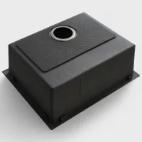 Кухонная мойка из нержавейки BLANTEK LS-5848HN Honeycomb Nano black