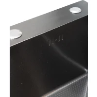 Кухонная мойка из нержавейки BLANTEK FS-5050HN Honeycomb Nano black ECO