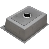 Кухонная мойка из нержавейки BLANTEK FS-5848HN Honeycomb Nano black ECO