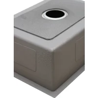 Кухонная мойка из нержавейки BLANTEK FS-5848HN Honeycomb Nano black ECO