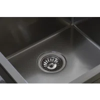 Кухонная мойка из нержавейки BLANTEK LS-5848STB Stone texture black