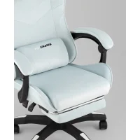 Кресло спортивное TopChairs MG-7019 велюр светло-голубой
