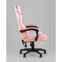 Кресло спортивное TopChairs MG-7035 розово-белый