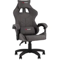 Кресло спортивное TopChairs MG-7036 ткань серый