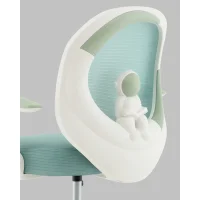 Кресло компьютерное детское TopChairs Spaceman мятный